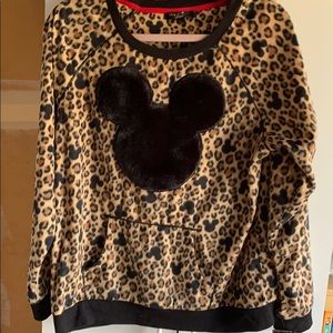 Disney luxe pajama top sweatshirt